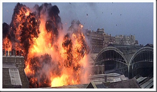 82. Victoria station is hit