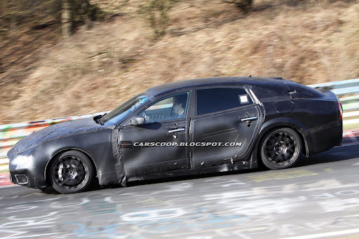 Scoop Next Maserati Quattroporte hits the N rburgring Racetrack