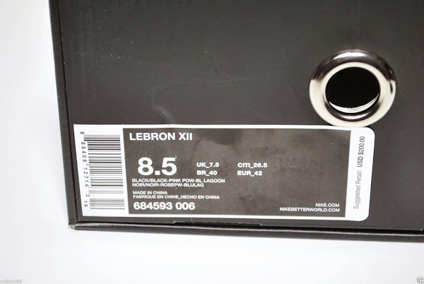 Release Reminder Nike LeBron XII 822023 Chromosomes8221