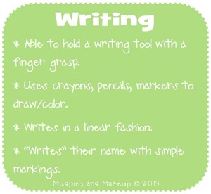 Preschool Writing Skills