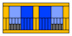 motel 2, 2000, digital c-print (single edition), 20 x 40 in.