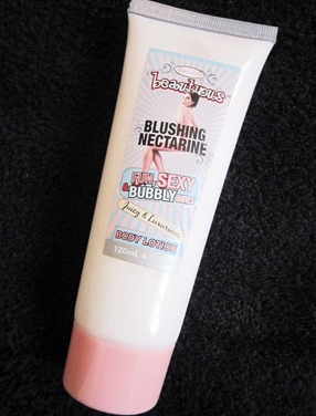 beautyous blushing nectarine body lotion, bitsandtreats