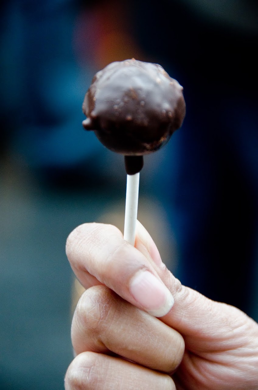 Chocolate lollipop