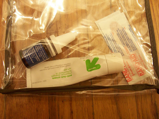 You can also use these bags to keep your first aid supplies safely in one place.