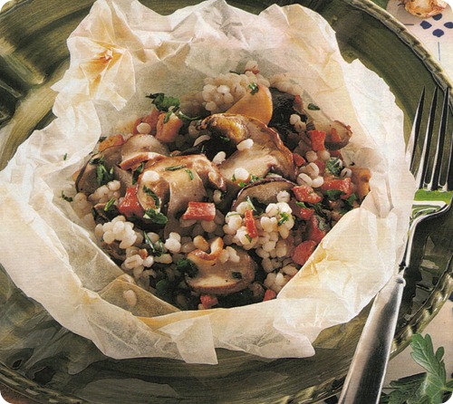 cartoccio all'orzo cartoccio all'orzo