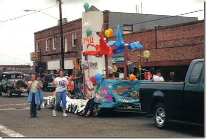 10 Church Float in the Rainier Days in the Park Parade on July 8, 2000