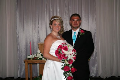 Bride and Groom, Wedding Attire and Bouquets. Heaven Sent Weddings Hamilton Ohio