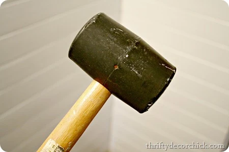 rubber mallet