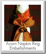 acorn napkin rings acorn napkin rings