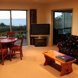 The Living Room at Steeples Cottage - Cape Foulwind, New Zealand