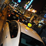 taxi in downtown hiroshima in Hiroshima, Hirosima (Hiroshima), Japan