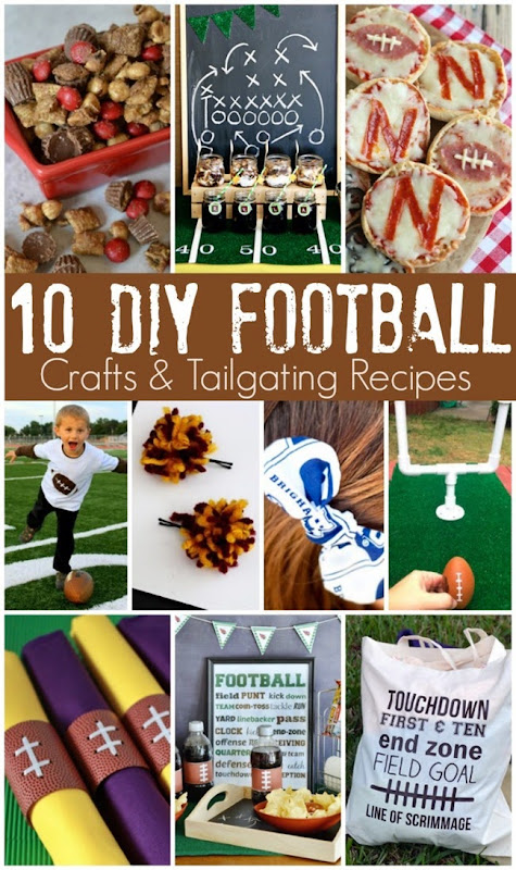 10 DIY Football Crafts and Tailgating Recipes