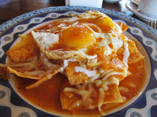 When we weren't starting our day with yoga and freshly baked bread, cheese, and preserves, we indulged in a traditional Mexican breakfast of chilaquiles. Fried eggs rest atop a bed of tortillas smothered in red sauce and dotted with queso fresco and sour cream. The ones from Ana Y Jose (http://www.anayjose.com) were dynamite. When we weren't starting our day with yoga and freshly baked bread, cheese, and preserves, we indulged in a traditional Mexican breakfast of chilaquiles. Fried eggs rest atop a bed of tortillas smothered in red sauce and dotted with queso fresco and sour cream. The ones from Ana Y Jose (http://www.anayjose.com) were dynamite.