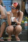 Lovely crotch shot white panty