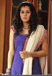 Tapsee in Churidar Cute Pictures