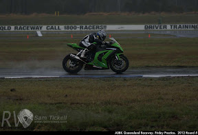 ASBK Queensland Raceway. Friday Practice. 2012 Round 5 ASBK Queensland Raceway. Friday Practice. 2012 Round 5