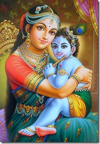 Krishna with Mother Yashoda
