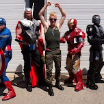 captain GUILE with the AVENGERS at Anime North 2013 in Toronto, Canada 