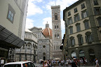 Looking into Cathedral Square, Florence