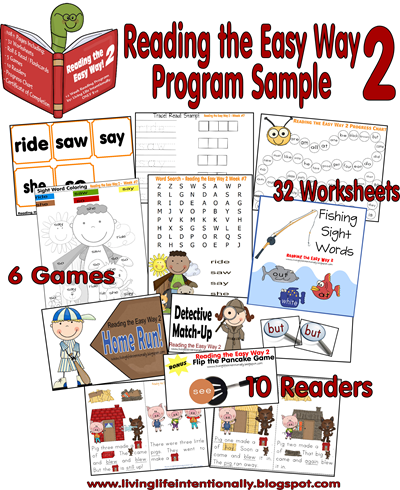 Kindergarten Worksheets - Reading the Easy Way Kindergarten Sample Kindergarten Worksheets - Reading the Easy Way Kindergarten Sample
