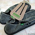 Hubby's pair: Sanuk Cruiser sidewalk sandals made of leather