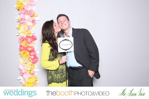 Martha Stewart Weddings style assistant Colleen Banks with her significant other.