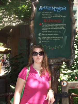 Debbie Got Wet on Splash Mountain