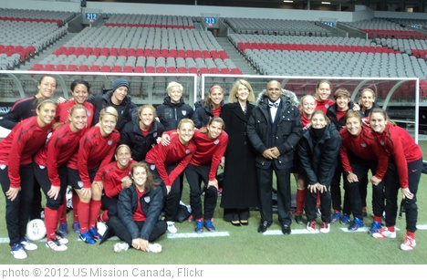 'U.S. Women's Soccer team in Vancouver' photo (c) 2012, US Mission Canada - license: http://creativecommons.org/licenses/by/2.0/