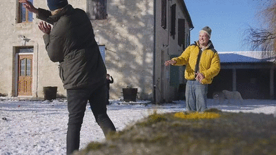 Snowfight animated gif