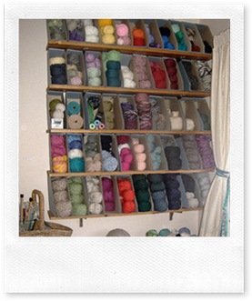 yarn shelves