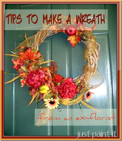 how to make a floral wreath