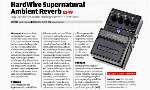 HardWire Supernatural Ambient Reverb First Review
