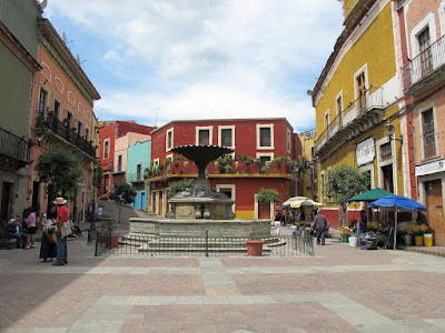 Plaza el Baratillo, near Alma del Sol, where some of us stayed downtown