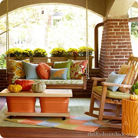 fall porch