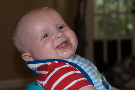 We finally got Andy to smile for the camera.