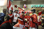 Hockey fans on Granville Street