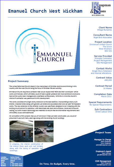 Case File Capture Emmanual Church