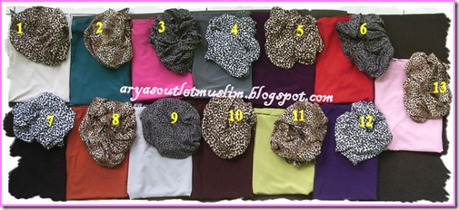 warna segitiga ciput leopard