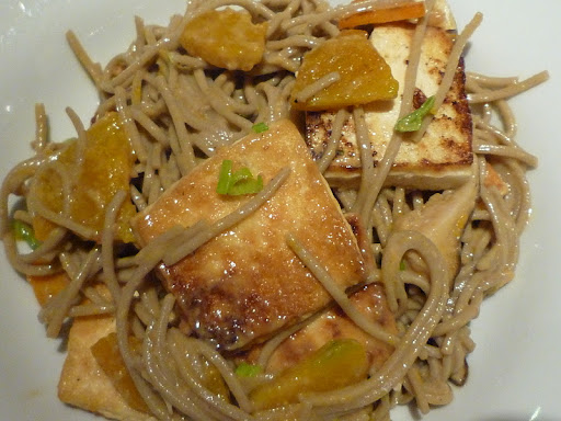 Soba Noodles with Tofu and Peanut Sauce