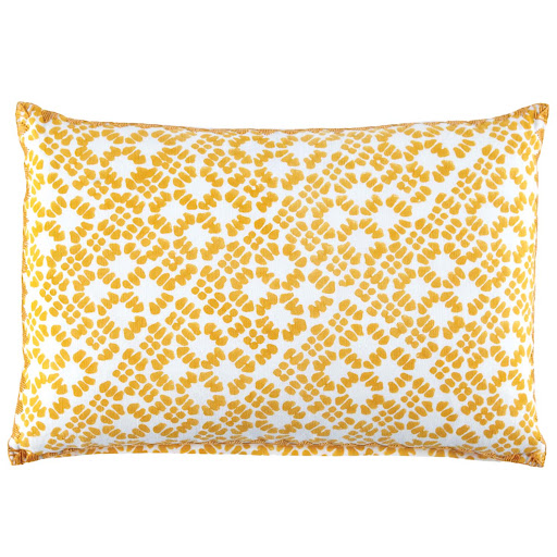 The pillow's pattern and color is so refreshing against a more subtle bedspread or sofa. (johnrobshaw.com) The pillow's pattern and color is so refreshing against a more subtle bedspread or sofa. (johnrobshaw.com)