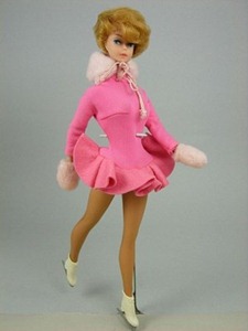 Bubble Cut Barbie wearing Skater's Waltz