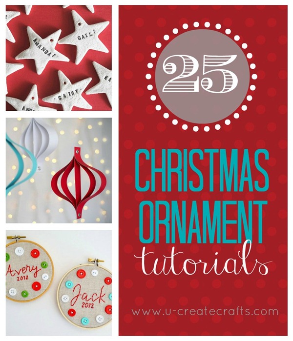 25 Christmas Ornament Tutorials