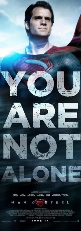 Three Man of Steel 'You Are Not Alone' Posters 01