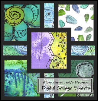 digital collage sheets sample2