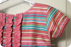 simple ruffle dress tutorial