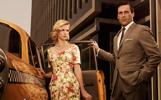Style: "Mad Men"
January Jones (Betty Draper) and Don Draper (Jon Hamm) Style: "Mad Men"
January Jones (Betty Draper) and Don Draper (Jon Hamm)
