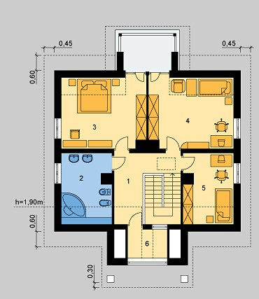 Case demisol, parter si mansarda-NEOACTIV - Home Proiecte de casa 
