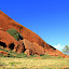 One Tiny Corner of Uluru On The Mala Walk - Yulara, Australia