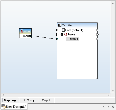 A function connected to a text file