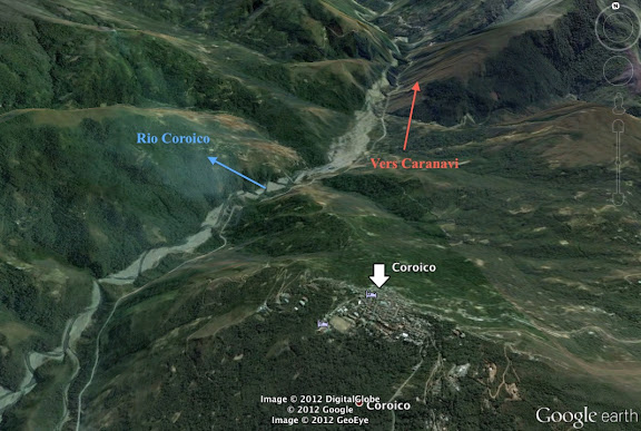 Des Yungas au Beni - Situation de Coroico (1800 m)